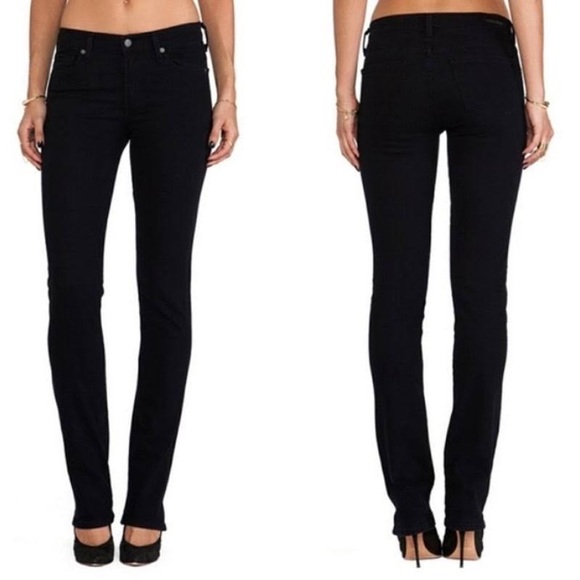 Citizens of Humanity Women’s Elson Charcoal Black Straight Cut Jeans Size 25 - Picture 2 of 10